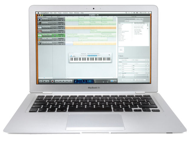 Apple MacBook Air The MacBook Air features a widescreen LCD display